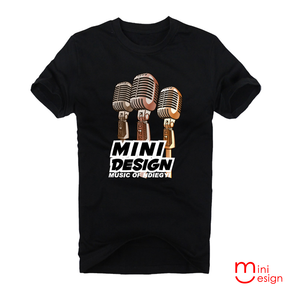 【Minidesign】（男款）Mic三部曲潮流短T
