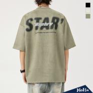 【HeHa】STAR美式短袖上衣 三色
