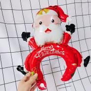 【Mini嚴選】幼兒園必備 聖誕節活動充氣球 充氣發箍 隨機出貨