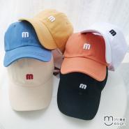 mini m標誌簡約百搭棒球帽...